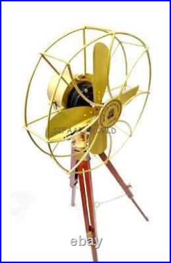 Antique Floor Standing Electric Fan Royal Navy London Fan Collectible Tripod Antique Floor Standing Electric Fan Royal Navy London Fan Collectible Tripod