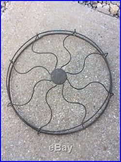 Antique GENERAL ELECTRIC 1905-1908 PANCAKE Solid Brass Cage Guard For 16 FAN