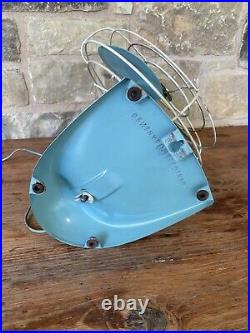Antique GE 12 Oscillating Desk or Wall Fan Made in USA Works Vintage Oscillator