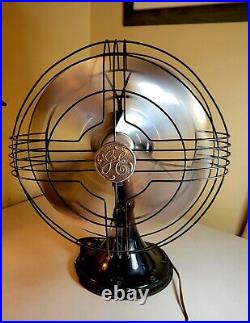 Antique GE 14inch 3 Speed Oscillating Fan