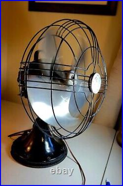 Antique GE 14inch 3 Speed Oscillating Fan