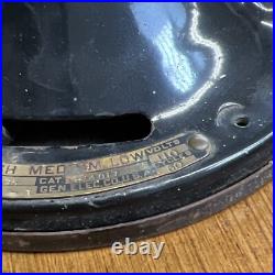 Antique GE Brass Blade 3-Speed Fan AUU 272223 Vintage 4-Blade in Working Cond