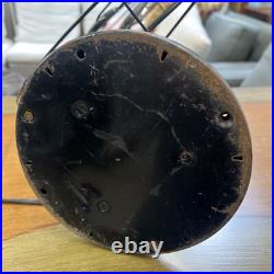 Antique GE Brass Blade 3-Speed Fan AUU 272223 Vintage 4-Blade in Working Cond