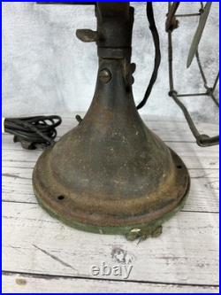 Antique GE Brass Fan Blade 12 Cage Pat 75423 1920's Vintage Works A15382 272014