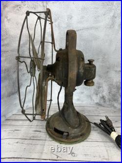 Antique GE Brass Fan Blade 12 Cage Pat 75423 1920's Vintage Works A15382 272014