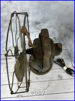 Antique GE Brass Fan Blade 12 Cage Pat 75423 1920's Vintage Works A15382 272014