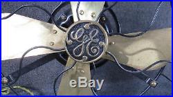 Antique GE Electric Fan Brass Cage and Blades