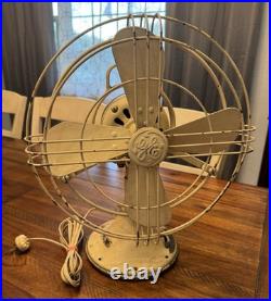 Antique GE Fan Blade 13 Cage 1908 Pat 75423 Vintage Works Perfectly 3 Speed