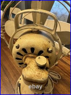Antique GE Fan Blade 13 Cage 1908 Pat 75423 Vintage Works Perfectly 3 Speed