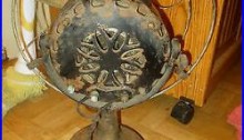 Antique GE Fan vintage General Electric 4 blade fan early 1900