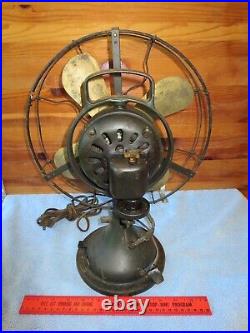 Antique GE General Electric Fan 4 Blades Oscillating Vintage S-H50302 Working Antique GE General Electric Fan 4 Blades Oscillating Vintage S-H50302 Working