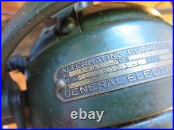 Antique GE General Electric Fan 4 Blades Oscillating Vintage S-H50302 Working Antique GE General Electric Fan 4 Blades Oscillating Vintage S-H50302 Working