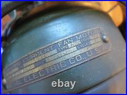 Antique GE General Electric Fan 4 Blades Oscillating Vintage S-H50302 Working Antique GE General Electric Fan 4 Blades Oscillating Vintage S-H50302 Working