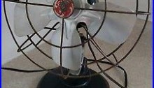 Antique GE General Electric Fan 5 Blades  Works 12 in Vintage GE Fan