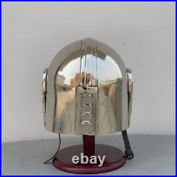 Antique GE General Electric Type Blade Tabletop Fan+ Mandalorian Helmet+ Stand