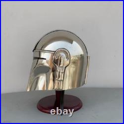 Antique GE General Electric Type Blade Tabletop Fan+ Mandalorian Helmet+ Stand