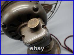 Antique GE General Electric Vortalex Electric Oscillating Desk Fan FM12V1