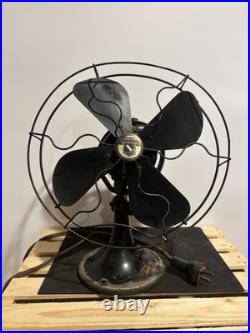 Antique GE Graybar Blade Fan Oscillating 13 Working Antique GE Graybar Blade Fan Oscillating 13 Working