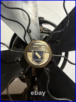 Antique GE Graybar Blade Fan Oscillating 13 Working Antique GE Graybar Blade Fan Oscillating 13 Working