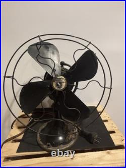 Antique GE Graybar Blade Fan Oscillating 13 Working Antique GE Graybar Blade Fan Oscillating 13 Working