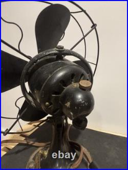 Antique GE Graybar Blade Fan Oscillating 13 Working Antique GE Graybar Blade Fan Oscillating 13 Working