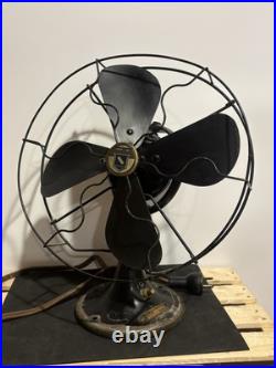 Antique GE Graybar Blade Fan Oscillating 13 Working Antique GE Graybar Blade Fan Oscillating 13 Working