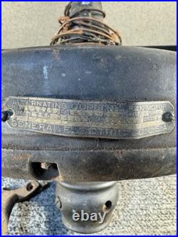 Antique GE Type AH Form V2 Ceiling Fan Motor 44986 Parts or Repair