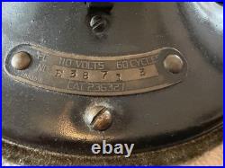 Antique GE Whiz 236327 Desk Table Fan Brass Blades Industrial Steam Punk 1927