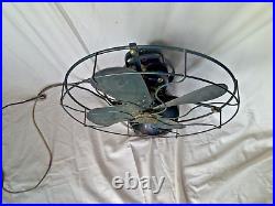 Antique G E Fan Electric Deco Oscillating Fan