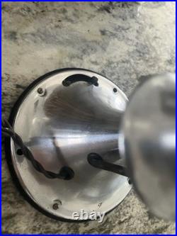 Antique Ge Oscillating Fan Chrome 1930s Effortlessly Working