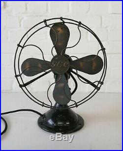 Antique Gec Electric Fan Fully Refurbished Original 1920's