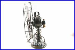 Antique General Electric 3 Speed Brass Electric Fan Restored Green Antique General Electric 3 Speed Brass Electric Fan Restored Green