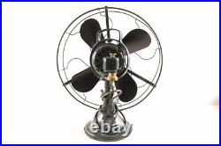 Antique General Electric 3 Speed Brass Electric Fan Restored Green Antique General Electric 3 Speed Brass Electric Fan Restored Green