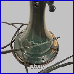 Antique General Electric 3 Speed Brass Electric Fan Restored Green Antique General Electric 3 Speed Brass Electric Fan Restored Green