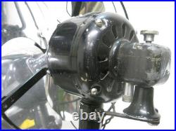 Antique General Electric Atomic Mid Century Shiny Vintage Electric Fan. Runs