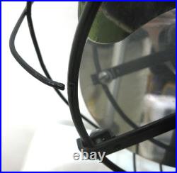 Antique General Electric Atomic Mid Century Shiny Vintage Electric Fan. Runs