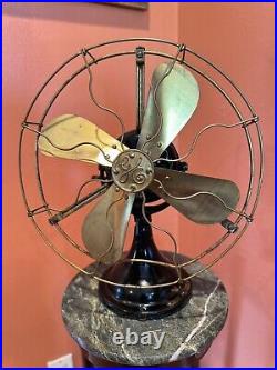 Antique General Electric Blade Blade Tabletop Fan -Working