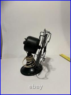 Antique General Electric Brass Fan Green