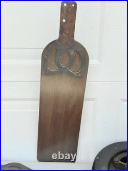 Antique General Electric Cast Iron Ceiling Fan Industrial GE