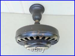 Antique General Electric Cast Iron Ceiling Fan Industrial GE
