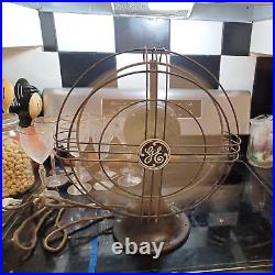 Antique General Electric Cast Iron Oscillating Fan, 110/ 120, 60 Cyc. No 20227 Antique General Electric Cast Iron Oscillating Fan, 110/ 120, 60 Cyc. No 20227