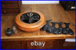 Antique General Electric Ceiling Fan Motor Vintage Parts Restoration cast iron Antique General Electric Ceiling Fan Motor Vintage Parts Restoration cast iron