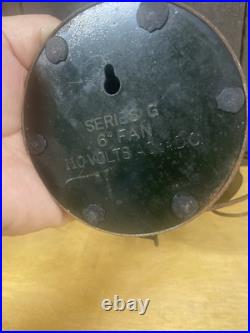 Antique General Electric Company Series G 6 Fan Brass Blades 110 Volts