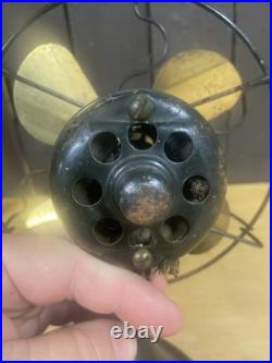 Antique General Electric Company Series G 6 Fan Brass Blades 110 Volts