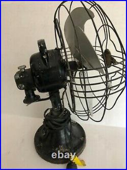 Antique General Electric Fan Tilt/Oscillating GE Art Deco Fan