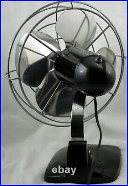 Antique General Electric GE Mid Century 10 Bakelite Fan All Original