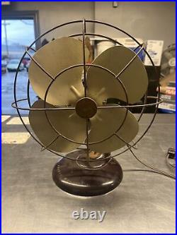 Antique General Electric Metal Fan That Needs To Be Rewired