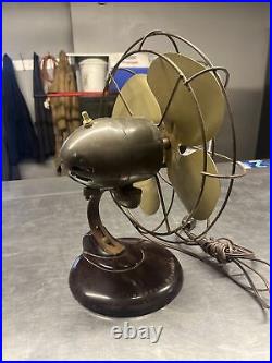 Antique General Electric Metal Fan That Needs To Be Rewired