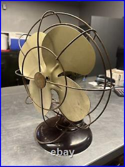 Antique General Electric Metal Fan That Needs To Be Rewired