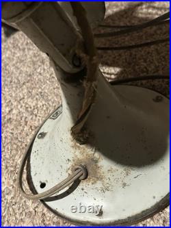 Antique General Electric Vortalex Oscillating Fan GE 18 Heavy Metal Cage VIDEO